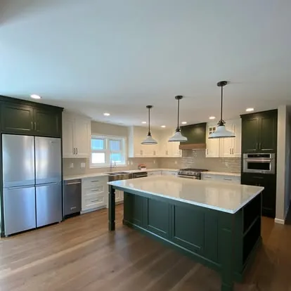 A clean modern kitchen cleaned by Clean in Pink